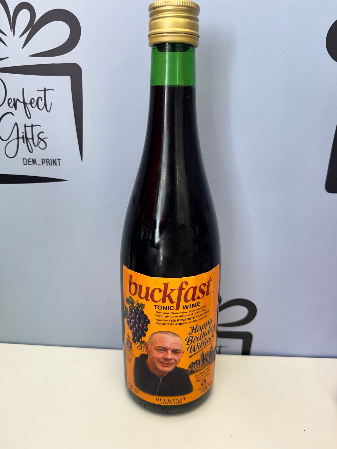 Personalised Buckfast style label- Birthday, Stag do & funny gift Label
