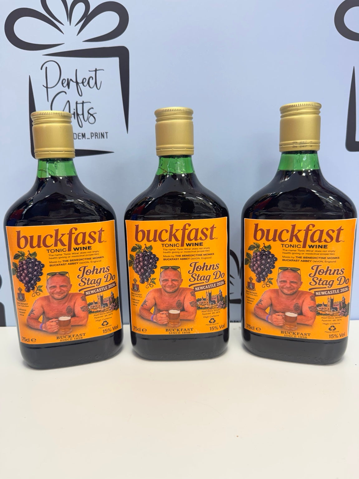 Personalised Buckfast style label- Birthday, Stag do & funny gift Label