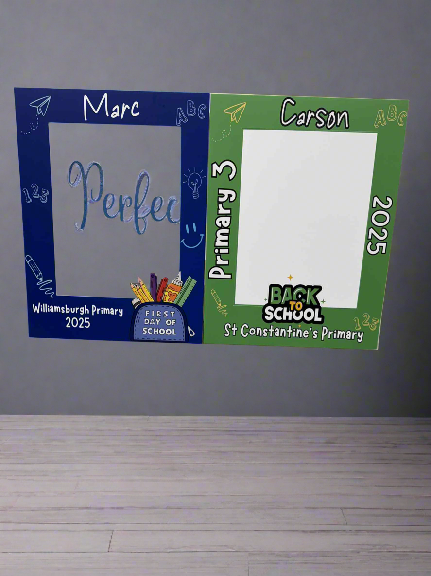 School selfie frame