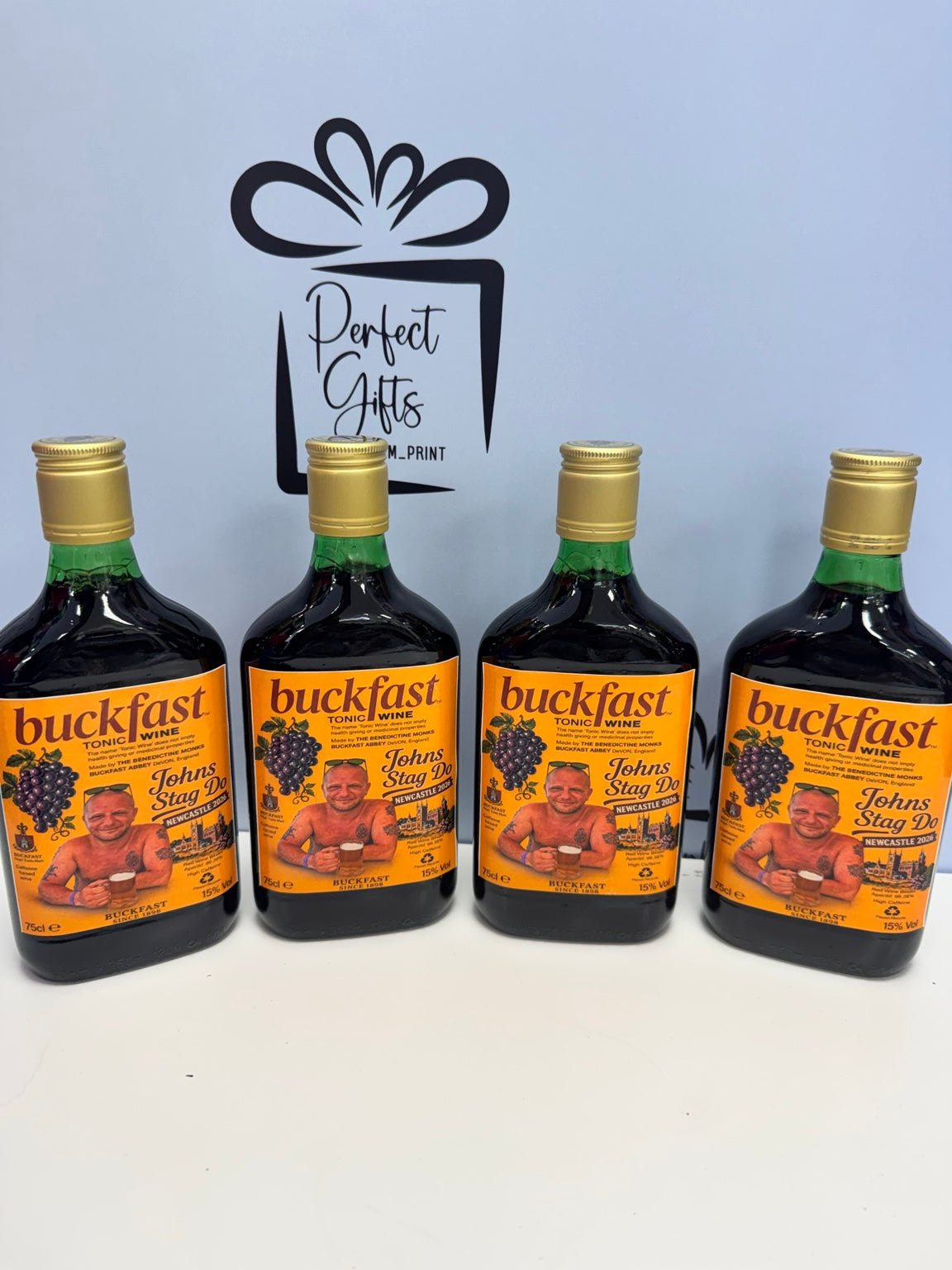 Personalised Buckfast style label- Birthday, Stag do & funny gift Label