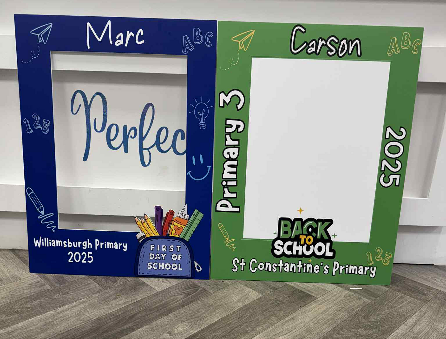 School selfie frame