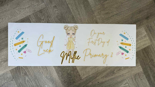 School themed banners