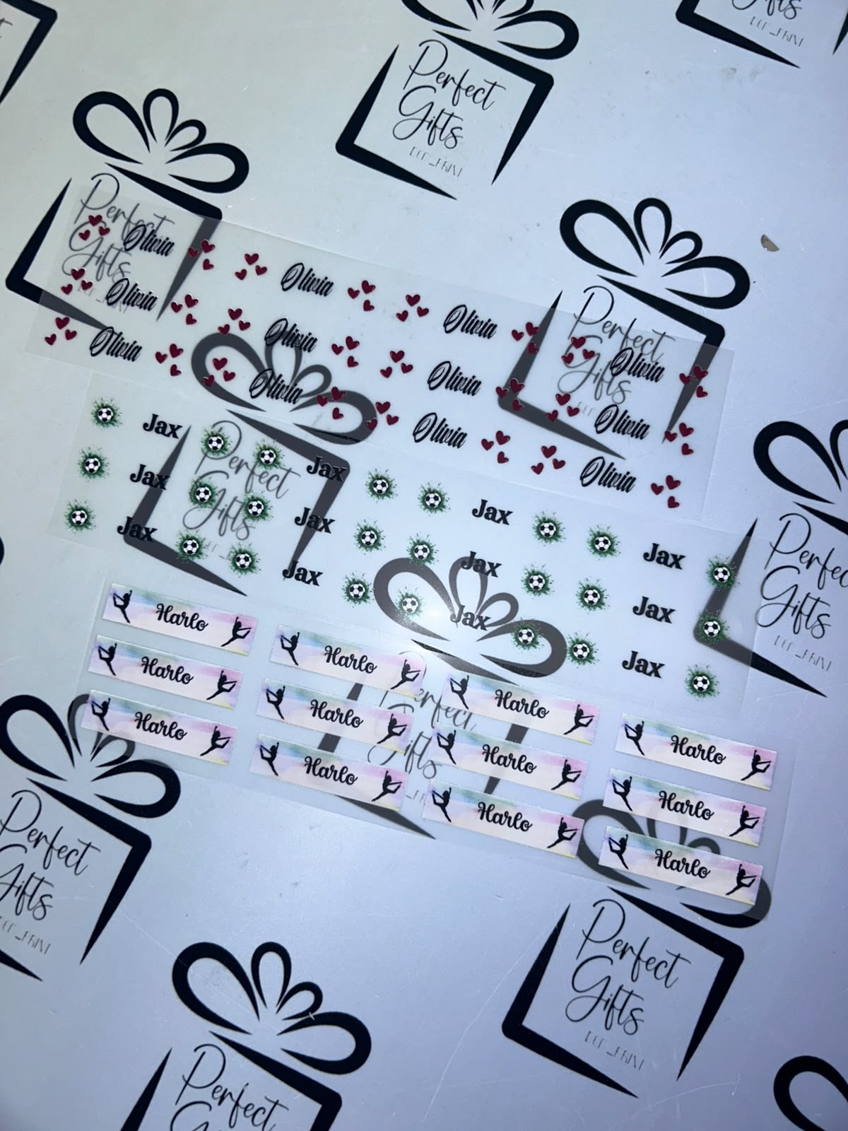Personalised Iron-On Name Labels for School Uniform & Clothing